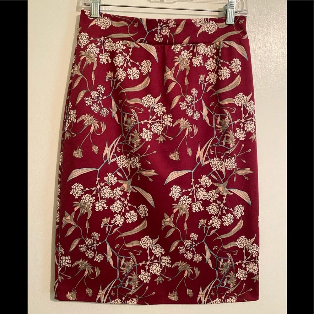 Renee C - flowered pencil skirt